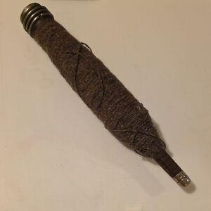 Elegant Brown Wool Vintage